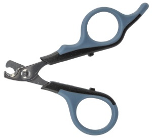 Foarfeca pentru unghii TRIXIE 8 cm, inox, maner antiderapant, negrualbastru - Img 5