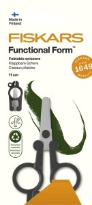Foarfeca pliabila Fiskars ReNew, 11 cm, neagra, din otel reciclat - Img 5