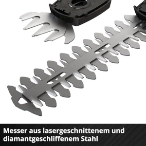 Foarfece cu fir pentru iarba si arbusti cu acumulator Einhell GE-CG 18/100 Li-Solo Power X-Change (Li-Ion, 18 V, lama de taiere a lamei de forfecare pentru iarba 100 mm, lama de forfecare pentru arbusti 200 mm, fara baterie si incarcator) - Img 8