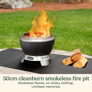 Focar portabil Cuisinart Cleanburn 50cm Carbonstahl, inox, 9kg - Img 2