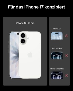 Folie de protectie Belkin UltraGlass 2 pentru iPhone 17 si 16 Pro, 9H, antimagnetica - Img 2