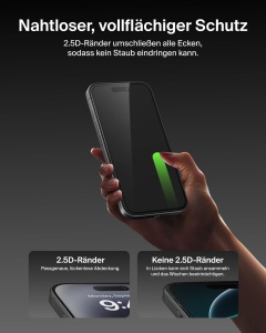 Folie de protectie Belkin UltraGlass 2 pentru iPhone Air, 9H, sticla reciclata - Img 5
