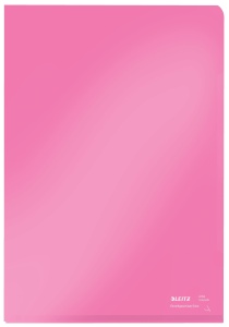 Folie protectie documente Leitz 4153-00-99, A4, PVC, 100 bucati, colorat - Img 2