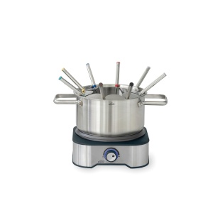 Fondue electric Lacor 69399 1500 W otel inoxidabil 12 L 8 furculite incluse