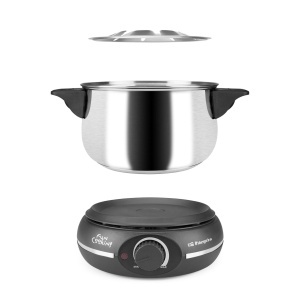 Fondue Electric Orbegozo FDR 14, 1.4 Litri, 1500 W, Inox - Img 4
