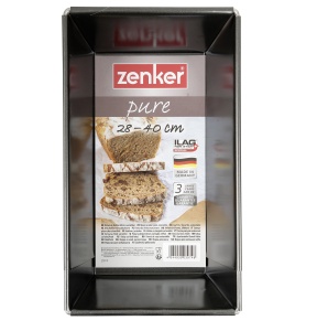 Forma de copt paine Zenker Pure ajustabila 28-40 cm antiaderenta negru - Img 2