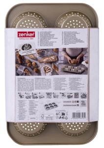 Forma de copt Zenker 6er Brotchenblech Antiaderenta Perforata Aurie - Img 4