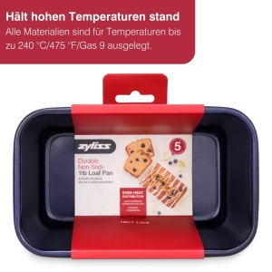 Forma de copt Zyliss, 1.5L, otel carbon, antiaderenta, albastru inchis - Img 7