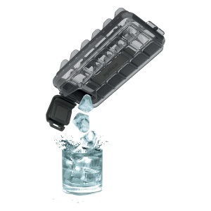 Forma de gheata Zyliss cu capac, 18 cuburi, design compact