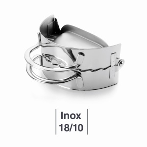 Forma pentru copt Lacor 68102 Panzerotti Inox 12 cm - Img 4