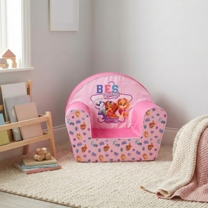 Fotoliu pentru copii Paw Patrol, design sigur, usor de curatat, confortabil - Img 5