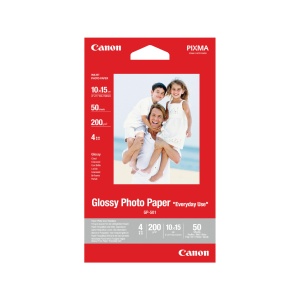 Fotopapier Glossy Canon GP-501 10x15 cm, 50 foi, uscat rapid, culori vibrante