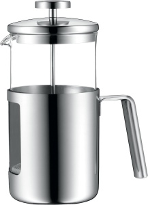 French Press WMF Kult 1L Cromargan pentru 6 cesti sticla rezistenta la caldura - Img 3