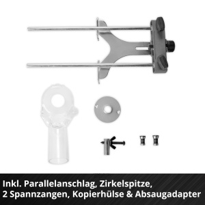 Freza cu acumulator Einhell TP-RO 1855 Li BL - Motor Brushless, 55 mm, Fara acumulator - Img 7