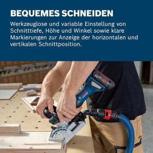 Freza cu palete Bosch Professional GFF 18V-22, 18V, fara fir, 105 mm - Img 3