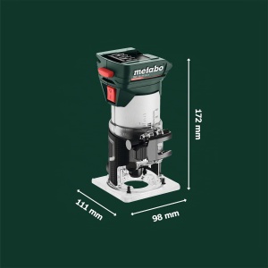 Freza de margine Metabo FMV 18 LTX BL 8, Motor Brushless, 68 mm - Img 3