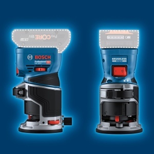 Freza de margini Bosch Professional GKF 18V-8, motor puternic, 18V, accesorii incluse - Img 6