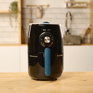 Friteuza analogica Taurus Respire fara ulei, 1000 W, temperatura reglabila pana la 200 degC, cronometru 30 min, 1,5 l, Negru - Img 2