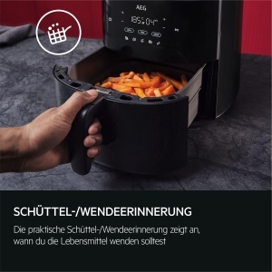 Friteuza cu aer cald AEG 7000 AAF7B, Capacitate 6.8 L, Negru - Img 6