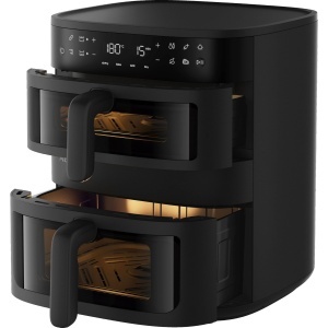 Friteuza cu aer cald AEG AAFD11B, 11L, 8 programe, design vertical - Img 1
