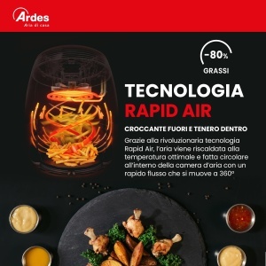 Friteuza cu aer cald ARDES Friggisana Supreme 8L 1600W - Img 2