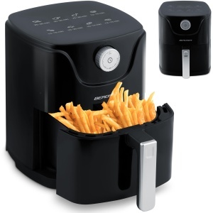 Friteuza cu aer cald Berdsen BD-654, 2,5 L, 1000 W, negru
