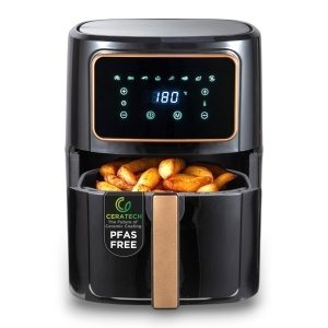 Friteuza cu aer cald BERGNER COPPERLY 6.9L 1800W cu 8 programe