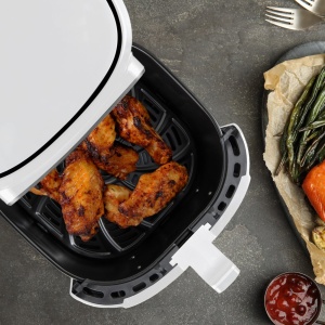 Friteuza cu aer cald Bergner Naturally, 6.9L, 1800W, 8 programe, acoperire ceramica - Img 5