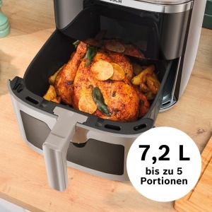 Friteuza cu aer cald Bosch Serie 6 MAF671C0, 7.2L, 7 programe presetate, crem - Img 4