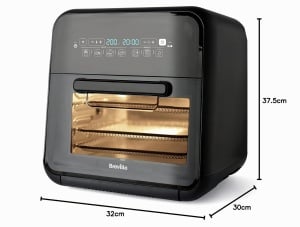 Friteuza cu aer cald Breville Halo VDF127X, 10 l, 2000 W, negru si gri - Img 7