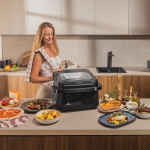 Friteuza cu aer cald Cecotec Cecofry Advance 10000 Full Vision 2200W 10L Display color 12 programe - Img 2