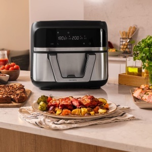 Friteuza cu aer cald Cecotec CecoFry Advance Double, 9L, 2850W, Digitala - Img 4