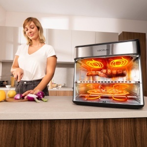 Friteuza cu aer cald Cecotec Cecofry FoodCourt 18000, 18L, 2700W - Img 4