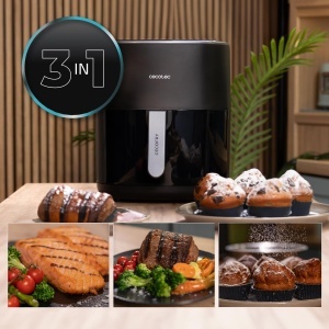Friteuza cu aer cald Cecotec CecofryGrill Duoheat 6500, 6.5 L, 2200 W - Img 3