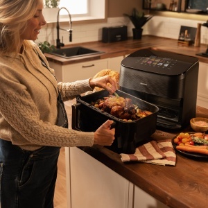 Friteuza cu aer cald Cecotec CecofryGrill Smokin 11000 Plus, 11L, 2900W - Img 9