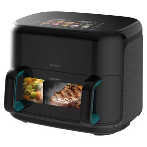Friteuza cu aer cald Cecotec CecofryGrill Smokin 11L, 2800W