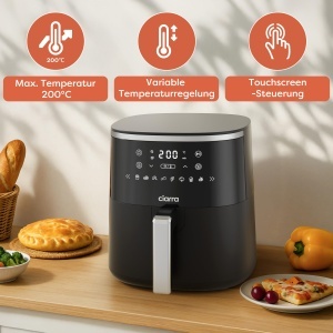 Friteuza cu aer cald CIARRA, 5L, 1500W, digitala - Img 3