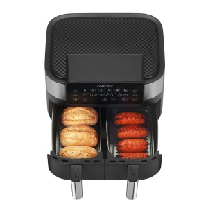 Friteuza cu aer cald Concept FR8000, 2850 W, 8 l, neagrasilver - Img 5