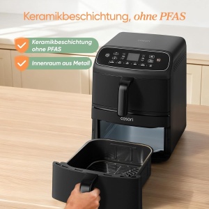 Friteuza cu aer cald COSORI DC861 8.6L, 2700W, Negru - Img 2