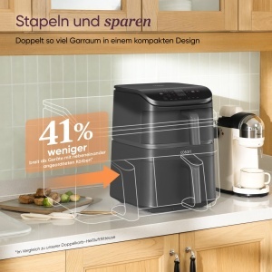 Friteuza cu aer cald Cosori TurboTower Basic, 10.8L, tehnologie TurboBlaze - Img 2