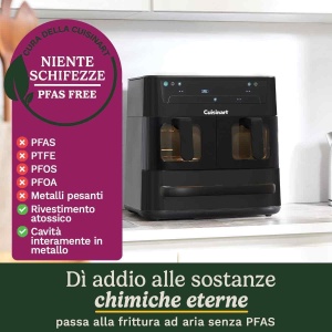 Friteuza cu aer cald Cuisinart Tri Zone 13,6L, 3 zone de gatit, PFAS-free - Img 5