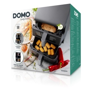 Friteuza cu aer cald DOMO DO550FR, 10L, 2500W, gri - Img 6