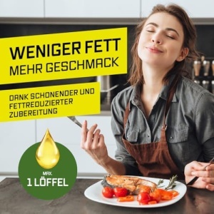 Friteuza cu aer cald GOURMETmaxx FryBBQ 5L, 2000W, 2 in 1 - Img 10