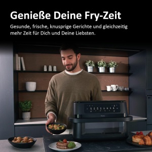 Friteuza cu aer cald Haier Flex 11 L 8 functii Dual Zone - Img 9