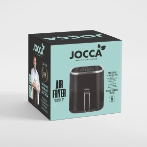 Friteuza cu aer cald Jocca 5L 1450W Negru LED Touchscreen - Img 6