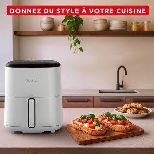 Friteuza cu aer cald Moulinex Easy Fry Pop, 5 l, 10 programe, touchscreen - Img 2