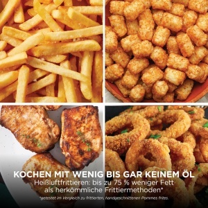 Friteuza cu aer cald Ninja Double Stack XL, 9,5 l, 6 functii, Steingold - Img 14