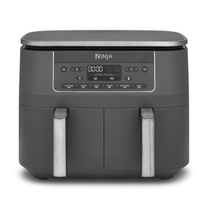 Friteuza cu aer cald Ninja DZ300EU, 7.6L, 6-in-1, gri metalic