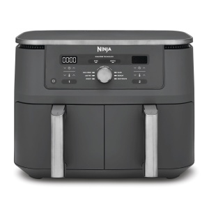 Friteuza cu aer cald Ninja DZ400EU, 9.5L, 6-in-1, Metallic Gri