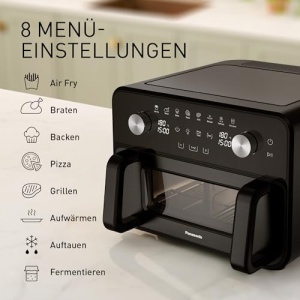 Friteuza cu aer cald Panasonic NF-BC1000 Flex 96L Functie abur Negru - Img 10